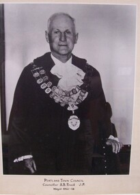 Photograph - Photograph - A.B. Frost JP, Mayor 1954-56, c. 1950