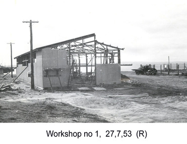 Photograph - Photograph - Portland Harbour Trust - Workshop No. 1, 1953