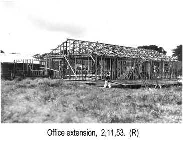 Photograph - Photograph - Portland Harbour Trust - Office Extension, 1953