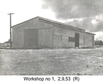 Photograph - Photograph - Portland Harbour Trust - Workshop No. 1, 1953