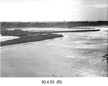 Photograph - Photograph - View of Harbour from Victoria Parade, 1953