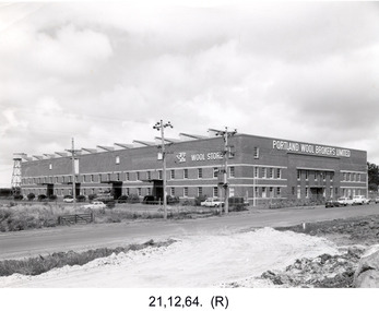 Photograph - Photograph - Portland Wool Brokers Limited, Wool Store, 1964