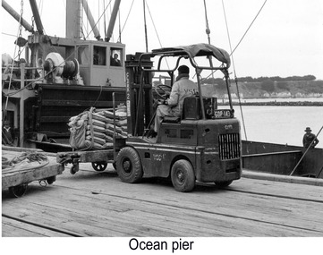 Photograph - Photograph - Loading cargo with forklift, n.d
