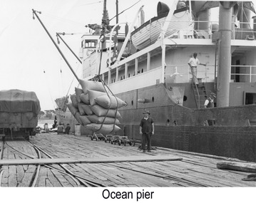 Photograph - Photograph - Loading bagged goods, n.d