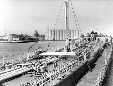Photograph - Photograph - 'Se Wou' berthed to load tallow for Pt. Cochin, India, n.d