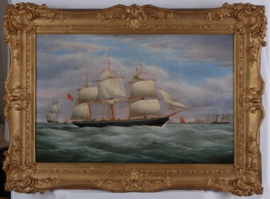 Painting, C Dell, The Francis Henty Homeward Bound, 1856
