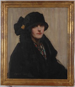 Painting, Agnes Goodsir, Cherry (aka "Portrait of a Lady"), 1924