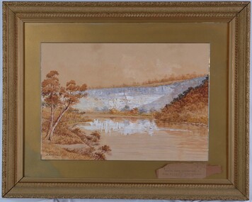 Painting, A.S. Murray, Scene on the River Glenelg, c. 1894
