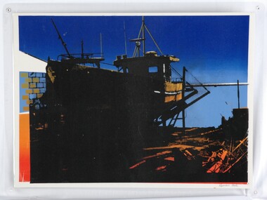 Print, Norman Poole et al, Fishing Boat, 1983-1984