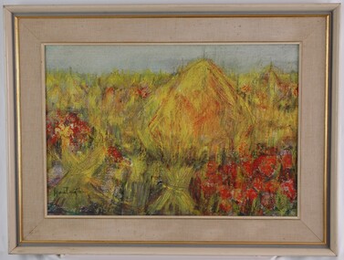 Painting, Isabel Huntington, Poppies in Flanders Field, 1968