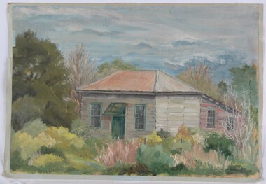 Painting, Ina Watson, Miss Beauvaise's Cottage, 1967