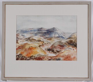 Painting, Enid Denton, Flinders Ranges, 1963