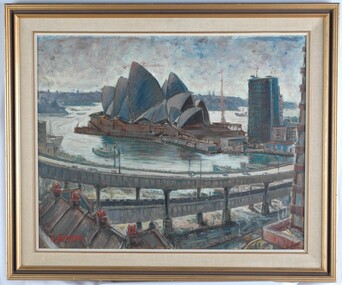 Painting, Newton Hedstrom, Opera House, n.d