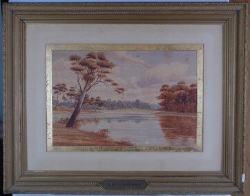 Painting, A.S. Murray, Scene on the River Murray, n.d