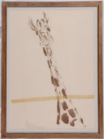 Print, Mary Macqueen, Giraffe II, 1969