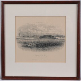 Print, S.T. Gill, Belfast Port Fairy, 1857