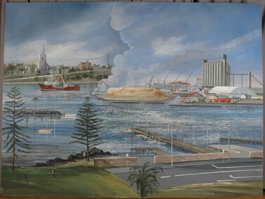 Painting, Untitled (Portland Port), c. 1990