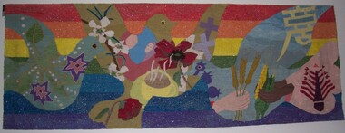 Textile - Tapestry, Portlands Fibre Group, Women's View On Peace, 1987
