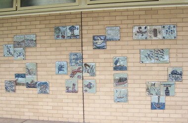 Ceramic - Ceramic Tiles, Grant Finck and Community of Portland, 1983