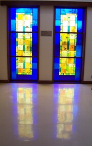 Artwork, other - Leadlight, windows, Gaylene Allen & Portland Community, 1987
