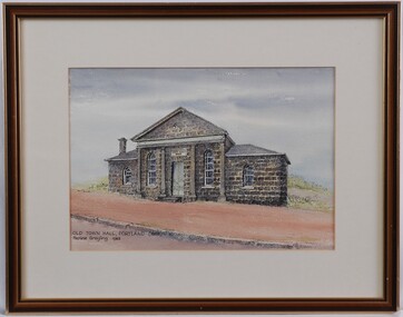 Painting - Painting - Old Town Hall Portland, Pauline Grayling, 1983