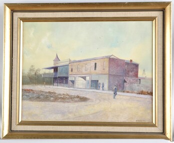Painting, Down the Street, 1977