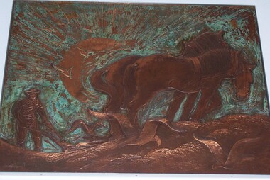Sculpture - Bas-relief, Untitled [Early Agricultural Industries], n.d