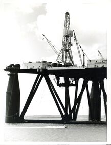 Photograph - Photograph - oil rig, Con Kroker, 1966