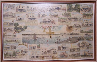Print - Print - Views of Portland and Heywood, Victoria, Rider & Mercer, 1893