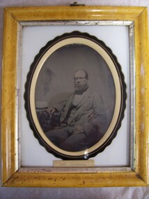 Negative - Ambrotype, Captain Cairncross, c. 1890