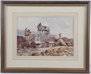 Painting, Noel Jones, Stone Quarry, 1974