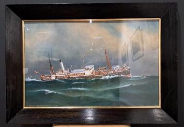 Painting, S.S. Casino Off Cape Otway 1932, 1932