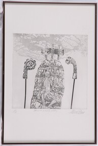 Print, Allan Mann, Ikon to a Fossil King, c. 1982