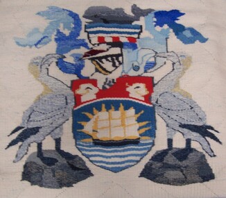 Artwork, other - Tapestry, Tapestry - Town of Portland Coat of Arms, 1996-2004