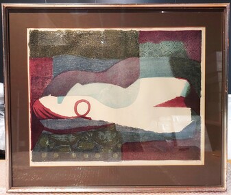 Print, John Courier, Reclining Figure, c. 1974