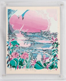Print, Terese Dolman, Hibisky, 1983-1984