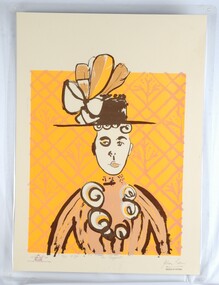 Print, Angela Gee, The Organist, 1983-1984