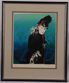 Print, Angela Gee, Old Lady, 1983-1984