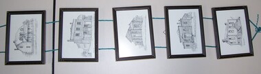 Print - Prints, Reproductive - Set, (Untitled - Historic Portland Buildings), 1974