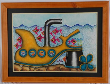 Painting, Portland Submarine Shoe, c. 1999