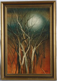 Painting - Painting - [Moonlight Trees], Pro Hart, untitled [Moonlight Trees], 1967
