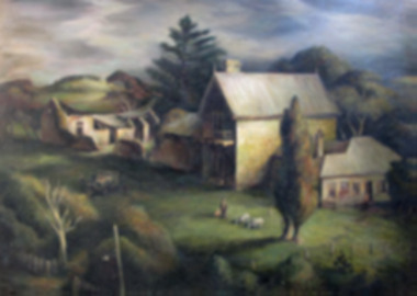 Painting - Oil Painting, Kenneth Jack, Captain Blair's House, n.d