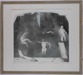 Print, Ermes De Zan, Swiming Pool, 1973