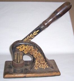 Functional object - Portland Free Library Museum and Literary Institute Embossing Press, "Portland Free Library Museum and Literary Institute Embossing Press", 1900