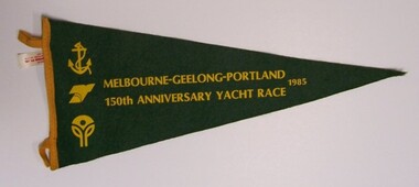 Flag - Pennant, Melbourne-Geelong-Portland 150th Anniversary Yacht Race, 1985