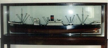 Artwork, other - Model Ship, MacKenzie and Co, Clan MacDougal Model Cargo Ship, n.d