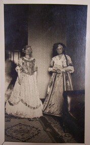 Photograph - Photograph - two women in costume 1934 Portland centenary celebrations, Esther Winifred Hill, 1934