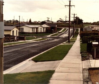 Photograph - Photograph - Barrowby Street after construction completed, n.d