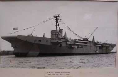 Photograph - Photograph - HMAS Sydney at Portland, 1970
