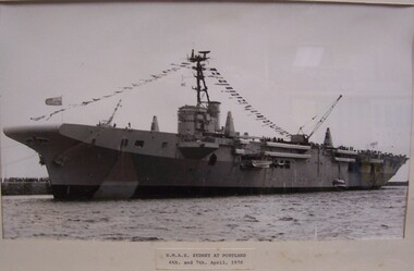 Photograph - Photograph - HMAS Sydney at Portland, 1970, 1970